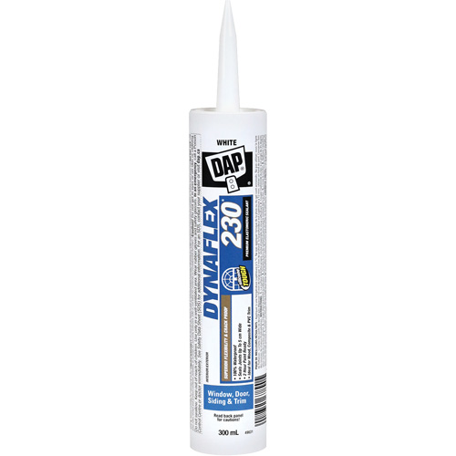 Scellant en &eacute;lastom&egrave;re de qualit&eacute; sup&eacute;rieure Dynaflex 230, 300 ml, Cartouche, Blanc Pathway Supply LP