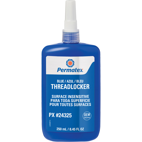 Surface Insensitive Threadlocker, Blue, High, 250 ml, Bottle Pathway Supply LP