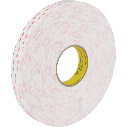 VHB Tape 4950, 33 m (108') L x 25.4 mm (1") W, 45 mils, Acrylic Pathway Supply LP