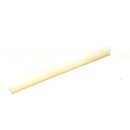 Adh&eacute;sif thermofusible, 5/8" dia x 2" lo, Blanc cass&eacute; Pathway Supply LP