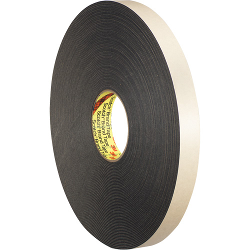 Ruban double face en mousse, 33 m (108') lo x 12,7 mm (1/2") la, 62 mils, Poly&eacute;thyl&egrave;ne Pathway Supply LP