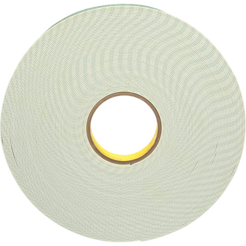 Ruban de mousse avec rev&ecirc;tement deux c&ocirc;t&eacute;s, Ruban double face en mousse, 33 m (108') lo x 25,4 mm (1") la, 62 mils, Ur&eacute;thane Pathway Supply LP