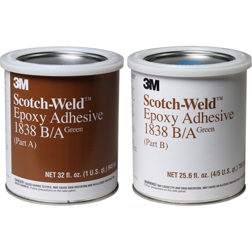 Adh&eacute;sif Scotch-Weld, 32 oz liq., Seau, Deux composants, Vert Pathway Supply LP