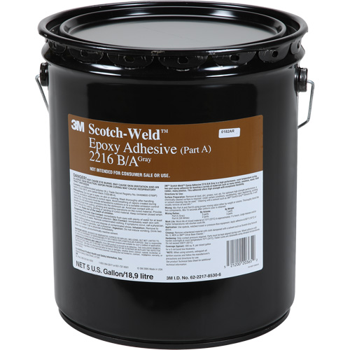 Scotch-Weld Adhesive, 5 gal., Pail, Two-Part, Grey Pathway Supply LP