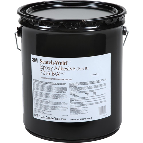 Scotch-Weld Adhesive, 5 gal., Pail, Two-Part, Grey Pathway Supply LP