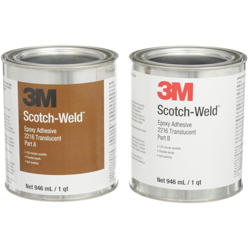 Scotch-Weld Adhesive, 32 fl. oz., Kit, Two-Part, Translucent Pathway Supply LP