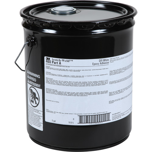 Adh&eacute;sif Scotch-Weld, 5 gal., Seau, Deux composants, Blanc cass&eacute; Pathway Supply LP