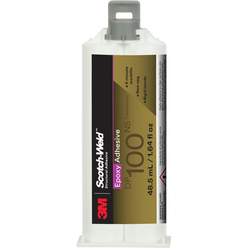 Scotch-Weld Adhesive, 1.64 fl. oz., Cartridge, Two-Part, Translucent Pathway Supply LP