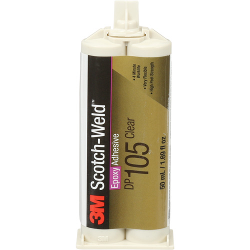 Adh&eacute;sif Scotch-Weld, 1,7 liq. oz., Cartouche, Deux composants, Translucide Pathway Supply LP
