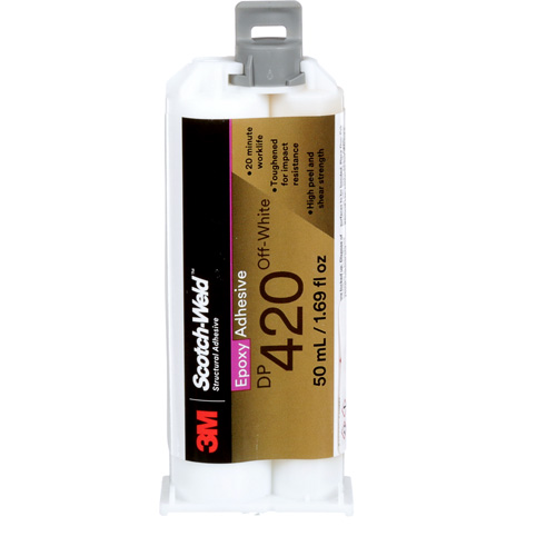 Scotch-Weld Adhesive, 1.25 fl. oz., Cartridge, Two-Part, Off-White Pathway Supply LP