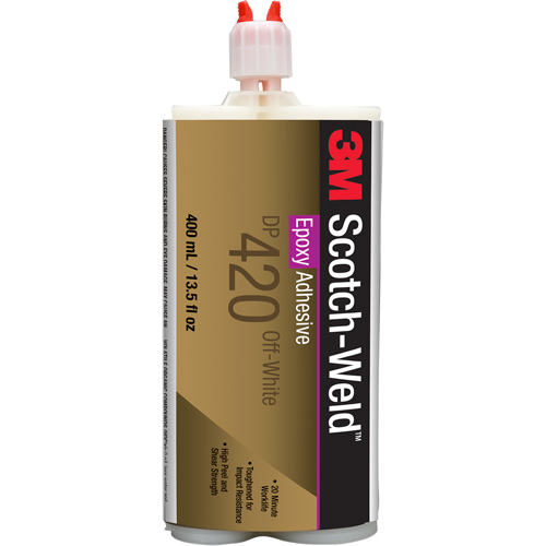 Adh&eacute;sif Scotch-Weld, 400 ml, Cartouche, Deux composants, Blanc cass&eacute; Pathway Supply LP