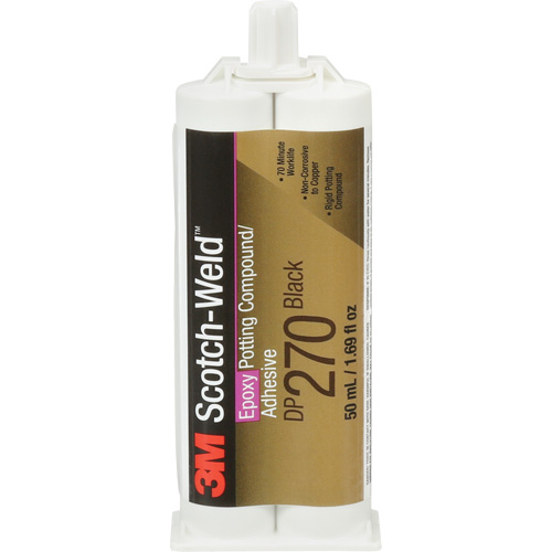 Mat&eacute;riau d'enrobement Scotch-Weld, 1,7 liq. oz., Cartouche double, Deux composants, Noir Pathway Supply LP