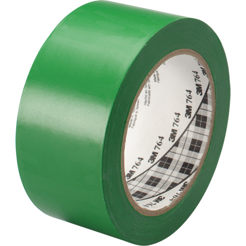 Ruban en vinyle pour travaux g&eacute;n&eacute;raux 764, 25,4 mm (1") la x 32,9 m (108') lo, 5 mils, Vert Pathway Supply LP