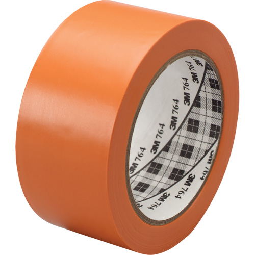 Ruban en vinyle pour travaux g&eacute;n&eacute;raux 764, 25,4 mm (1") la x 32,9 m (108') lo, 5 mils, Orange Pathway Supply LP