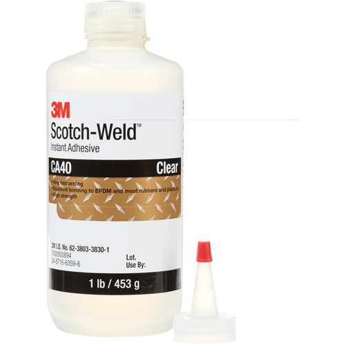 Adh&eacute;sif instantan&eacute; CA5 Scotch-Weld, Transparent, Bouteille, 1 lb Pathway Supply LP