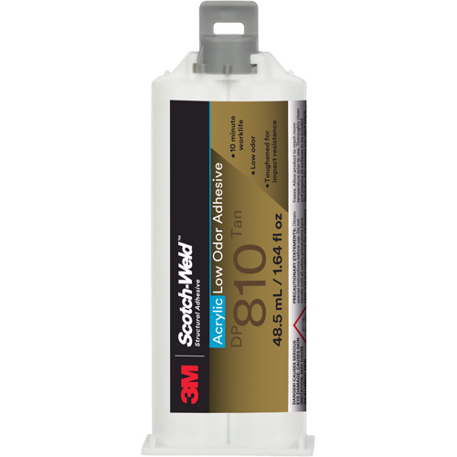 Scotch-Weld Low-Odor Acrylic Adhesive, Two-Part, Cartridge, 1.64 fl. oz., Off-White Pathway Supply LP