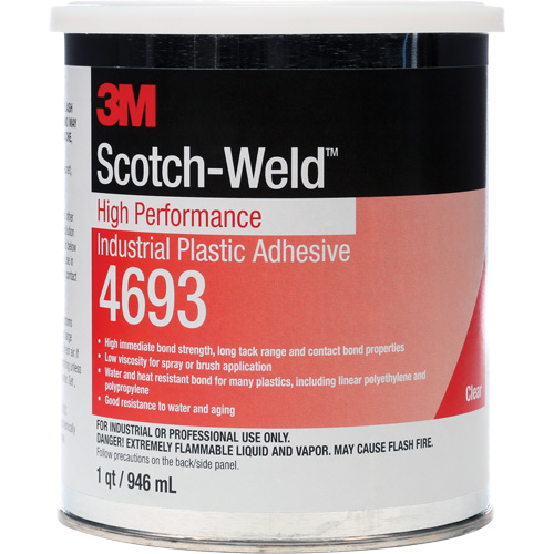 Adh&eacute;sif industriel haute performance pour le plastique Scotch-Weld Pathway Supply LP