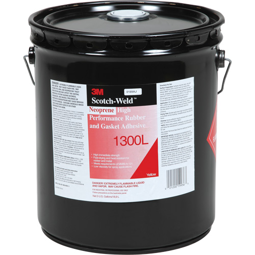High-Performance Rubber & Gasket Adhesive, Pail, Yellow Pathway Supply LP