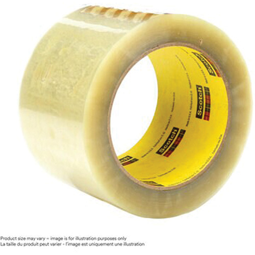 Ruban pour sceller les boîtes Scotch 355, Adh&eacute;sif Thermofusible, 3,15 mils, 36 mm (1-1/2") x 50 m (164') Pathway Supply LP