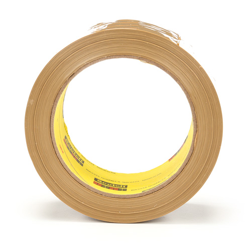 Ruban pour sceller les boîtes Scotch 375, Adh&eacute;sif Thermofusible, 3,1 mils, 48 mm (2") x 50 m (164') Pathway Supply LP