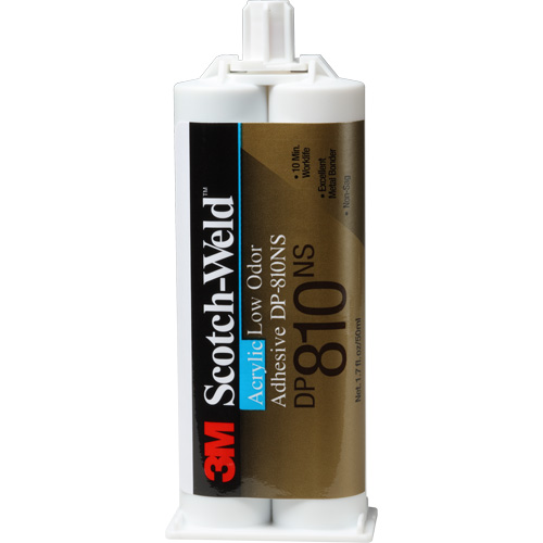 Scotch-Weld Low-Odour Acrylic Adhesive, Two-Part, Dual Cartridge, 1.7 oz., White Pathway Supply LP