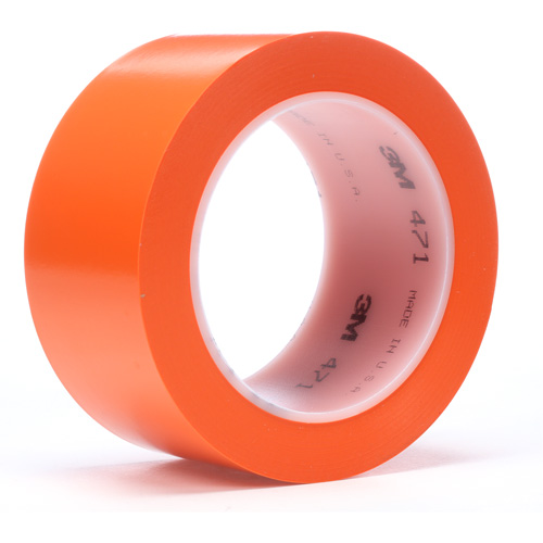 471 Vinyl Tape, 19 mm (3/4") W x 32.9 m (108') L, 5.2 mils, Orange Pathway Supply LP