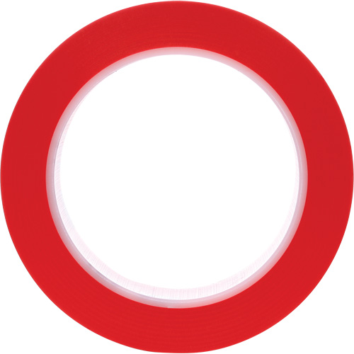 471 Vinyl Tape, 25.4 mm (1") W x 32.9 m (108') L, 5.2 mils, Red Pathway Supply LP