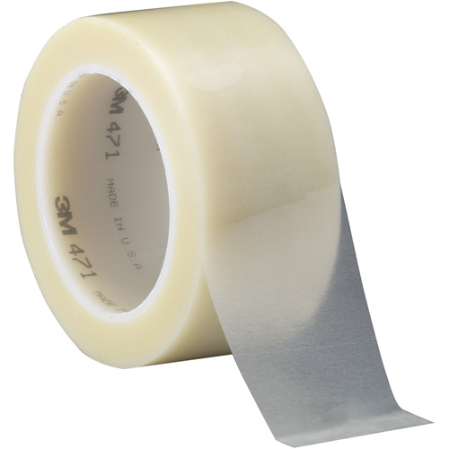 Ruban en vinyle 471, 50,8 mm (2") la x 32,9 m (108') lo, 5,2 mils, Transparent Pathway Supply LP