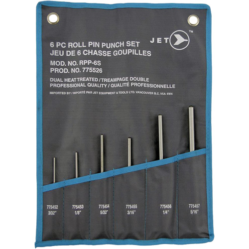 RPP-6S Jeu de poinçons pour goupilles cylindriques, 6 morcea Pathway Supply LP