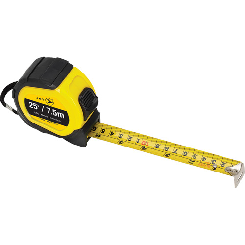 JTM-425SM Tape Measure, 25', Imperial & Metric Graduations Pathway Supply LP