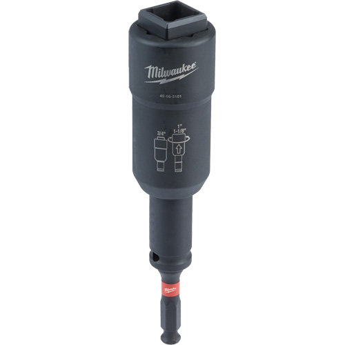 Douille utilitaire de distribution 3 en 1 pour monteur de ligne Shockwave, &agrave; cliquer, Entraînement 1/2" carr&eacute; Pathway Supply LP