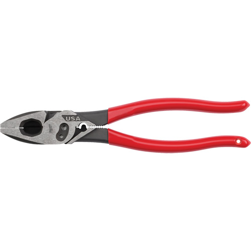 Lineman's Dipped Grip Pliers with Crimper & Bolt Cutter Pathway Supply LP