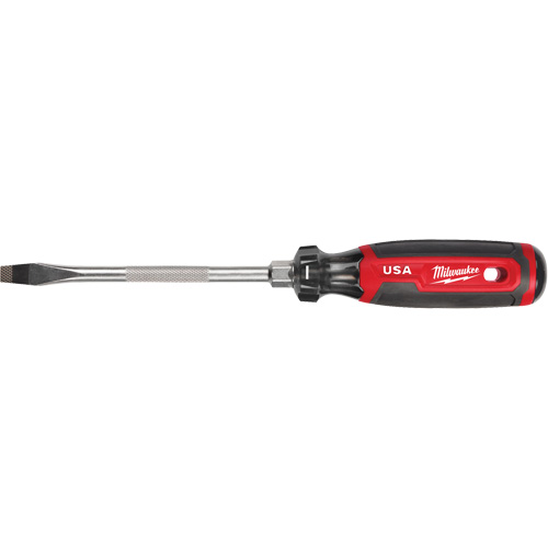Tournevis &agrave; fente, Tige de 5/16", Ronde, 279 mm lo, Prise en Coussin&eacute;e Pathway Supply LP