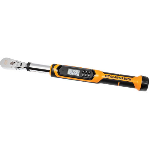 Cl&eacute; dynamom&eacute;trique &agrave; t&ecirc;te flexible avec angle, &eacute;lectronique, Entraînement 3/8" carr&eacute;, 120 - 1200 lb-pi Pathway Supply LP