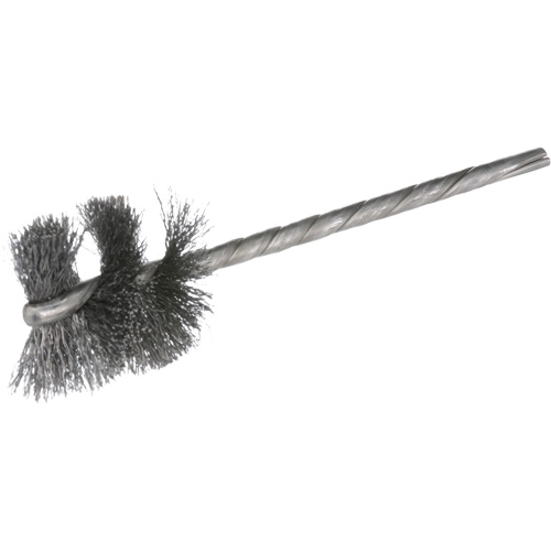 Ensemble de brosses internes &agrave; fils m&eacute;talliques ondul&eacute;s HeliTuf, 3/8" dia. x 1" l, 3-1/2" longueur hors tout Pathway Supply LP