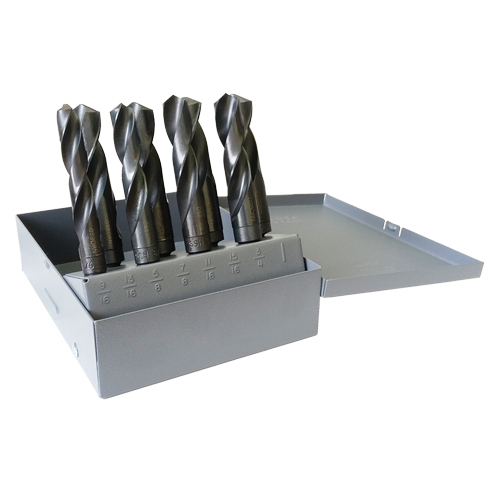 Reduced Shank Drill Bit Set, 8 Pieces, High Speed Steel Pathway Supply LP