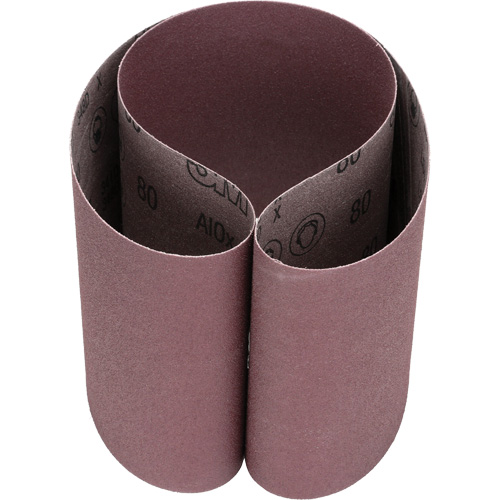 Courroie abrasive en toile 341D, 6" la x 48" lo, Oxyde d'aluminium, Grain 80 Pathway Supply LP