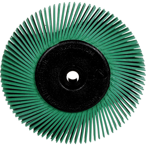 Brosses radiales bristle pour meuleuses d'&eacute;tabli, Grain 50X, 6" dia. Pathway Supply LP