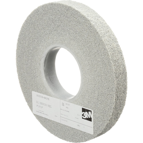 Meules d'&eacute;barbage EXL Scotch-Brite, 8" x 1", Arbre de 3", Oxyde d'aluminium Pathway Supply LP