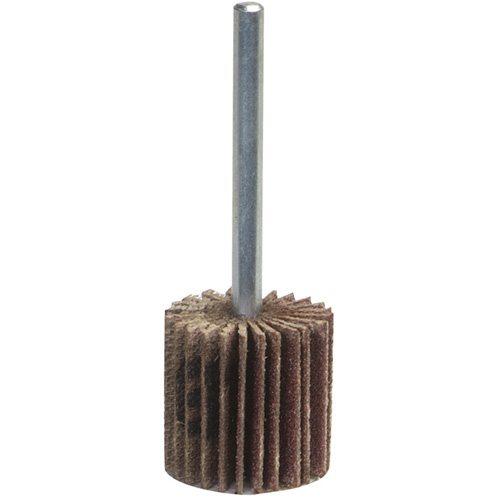 Mini-meule &agrave; lamelles Grind-O-Flex, Oxyde d'aluminium, Grain 60, 3" x 1/2" x 1/4" Pathway Supply LP