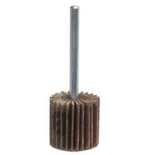 Grind-O-Flex Mini Mounted Flap Wheel, Aluminum Oxide, 80 Grit, 2" x 1" x 1/4" Pathway Supply LP