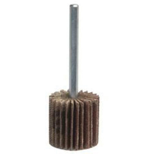 Super Finish Mini Flap Wheel, Aluminum Oxide, 80 Grit, 1-3/4" x 1/2" x 1/4" Pathway Supply LP