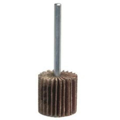 Super Finish Mini Flap Wheel, Aluminum Oxide, 120 Grit, 1-3/4" x 1/2" x 1/4" Pathway Supply LP