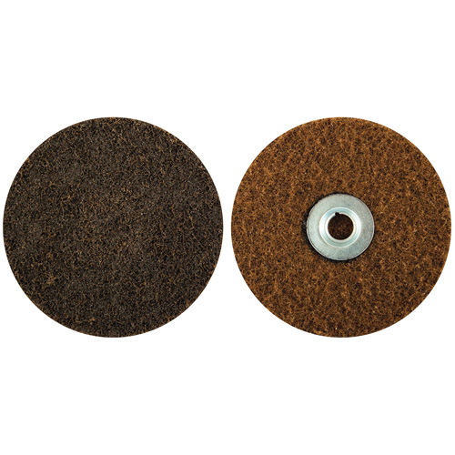 Disque de pr&eacute;paration de surface verrouillable &agrave; remplacement rapide, 5" dia., Grain Cors&eacute;, Oxyde d'aluminium Pathway Supply LP