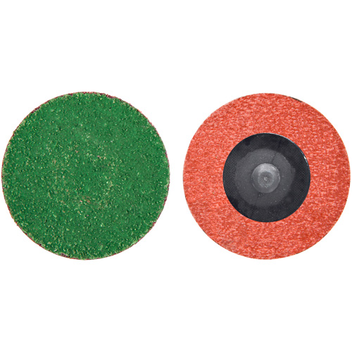 Disque de toile &agrave; changement rapide Zirc Plus, 2" dia., Grain 120, Alumine de zirconium Pathway Supply LP