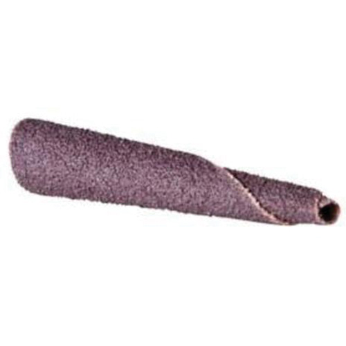 Cartouche de bande abrasive conique ALO, 320 Grain, 5/16" dia., Oxyde d'aluminium, 1-1/2" lo, 1/4" Dimension de l'arbre Pathway Supply LP