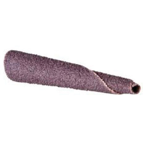 Cartouche de bande abrasive conique ALO, 120 Grain, 5/16" dia., Oxyde d'aluminium, 1-1/2" lo, 1/4" Dimension de l'arbre Pathway Supply LP