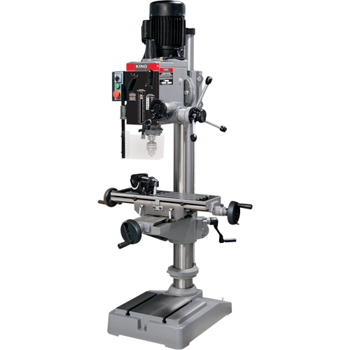 Gearhead Milling Drilling Machine, 6 Speeds, 1-1/4" Drilling Capacity Pathway Supply LP