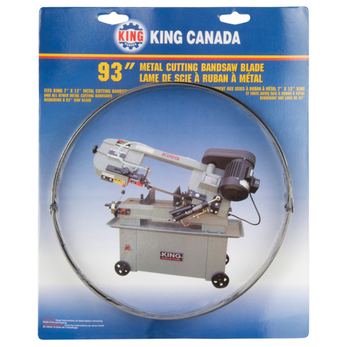 Lame de scie &agrave; ruban pour la coupe du m&eacute;tal, M&eacute;tal, 93" lo x 3/4" la x &eacute;paisseur 0,032", 14 dents par pouce Pathway Supply LP