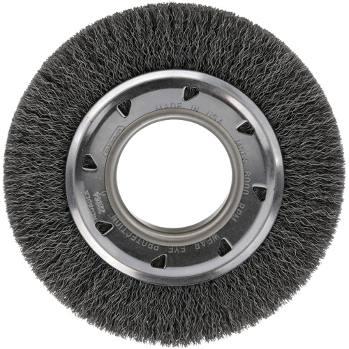 MEULE CIRC,FIL CREPE,4-1/4",.0118X5/8"X2", 4-1/4" dia., Fils 0.012, Arbre 2" Pathway Supply LP